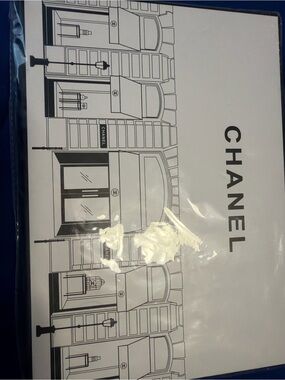 CHANEL White and Black Branded Packaging Sheet